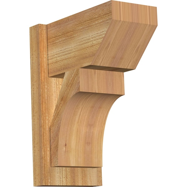 Ekena Millwork Westlake Slat Rough Sawn Outlooker, Western Red Cedar, 8"W x 14"D x 18"H OUT08X14X18WTL06RWR - main